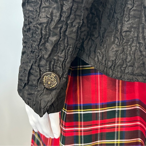 NWT Franco Mirabelli Plissé Statement Evening Jacket - Picture 8 of 14